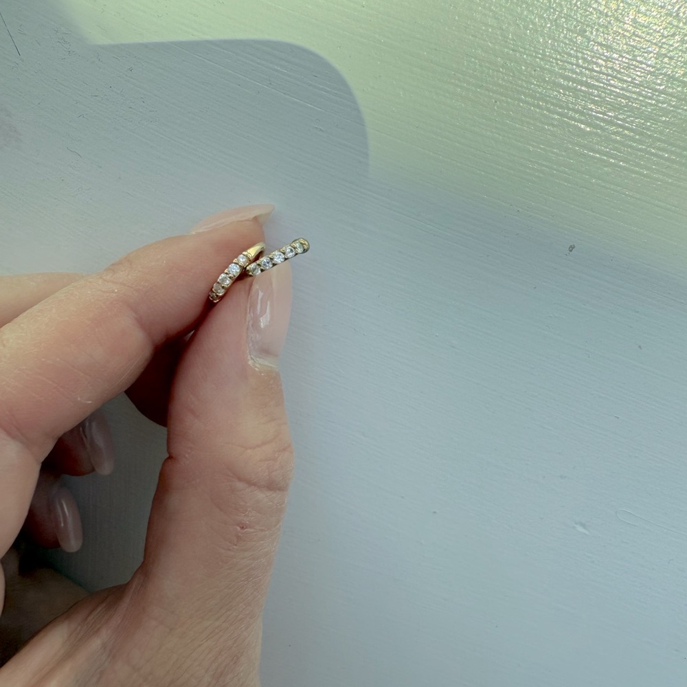 J Bubs Gold diamond ear cuffs - Picture 3 of 6